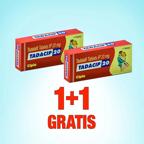 Oferta TADACIP 1+1 GRATIS 4 comprimate
