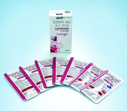 Lovegra Oral Jelly - viagra pentru femei 7 plicuri
