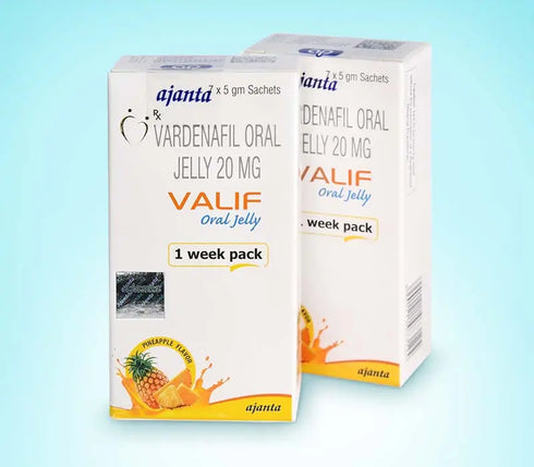 Valif Oral Jelly - Gel sau jeleu comestibil pentru stimularea rapida a erectiei